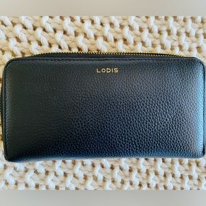 LODIS Black Leather Wallet 🖤